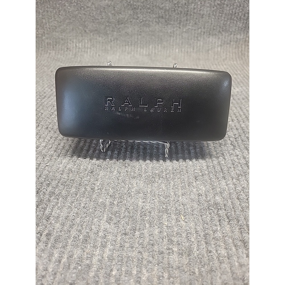 Ralph Ralph Lauren Black Hardshell Eyeglass Case with Cleaning‎ Cloth